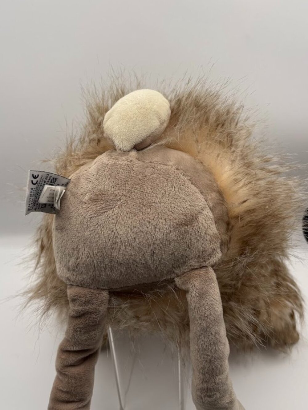 JELLYCAT Roxie Reindeer Deer Tan, Cream, Feathery Stuffed Plush 28” Large - Picture 6 of 11